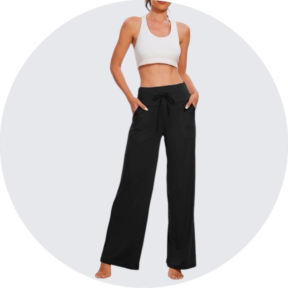 ❌SOLD❌Women's Wide-Leg High-Waisted Casual Pants with Pockets - Picture 5 of 15